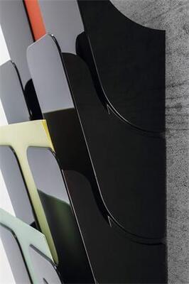 Držák na letáky "FLEXIPLUS 6", černá, A4, nástěnný, stojící, DURABLE - 1