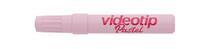 Zvýrazňovač "Videotip", pastelová růžová, 1-4 mm, ICO