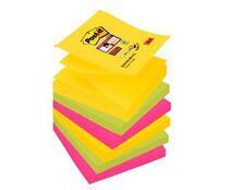 Samolepicí bloček "Super Sticky Rio", mix barev, "Z", 76 x 76 mm, 6x 90 listů, 3M POSTIT 7100263205