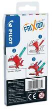 Fixy "Frixion Colors", sada, 6 barev, 0,39-0,7 mm, vymazatelné, PILOT - 1/2