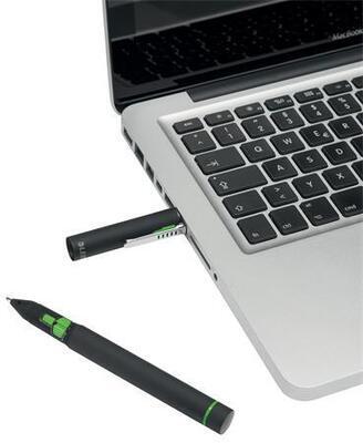 Prezentační pero "Complete Pro 2 Presenter", černá, s laserovým ukazovátkem, bezdrátové, LEITZ - 1