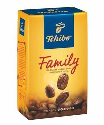 Káva mletá, pražená, vakuově balené, 250 g, TCHIBO "Tchibo Family" - 1