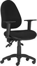 Kancelářská židle "Pantergos LX", textilní, černá, černá základna