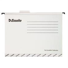 Zesílené závěsné desky "Classic", bílá, A4, recyklovaný karton, ESSELTE - 1/2