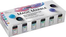 Sada Mramorovací barva "Magic Marble" metalická 6 x 20 ml, Hobby Line, KREUL