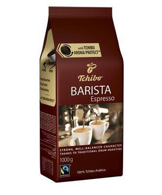 Káva "Barista Espresso", pražená, zrnková, 1000 g, TCHIBO - 1