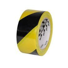 Bezpečnostní páska, samolepící, žluto-černá, 50 mm x 33 m, 3M