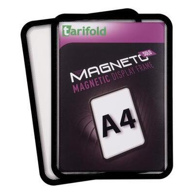 Prezentační kapsa "Magneto Solo", černá, magnetická, A4, DJOIS - 2