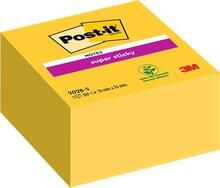 Samolepicí bloček "Super Sticky", ultra žlutá, 76 x 76 mm, 350 listů, 3M POSTIT 7100265573