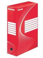 Archivační krabice "Boxycolor", červená, 100 mm, A4, karton, ESSELTE