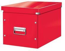 Krabice "Click&Store", červená, vel. L, lesklá, LEITZ 61080026