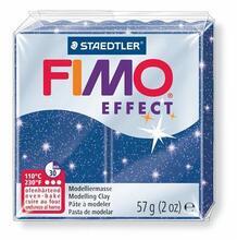 FIMO® effect 8020 modrá se třpytkami