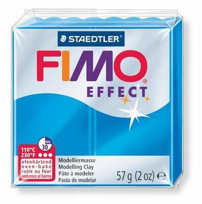 FIMO® effect 8020 transparentní modrá - 2