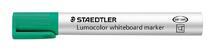 Popisovač na bílou tabuli "Lumocolor 351 B", zelená, klínový hrot, STAEDTLER - 2/2