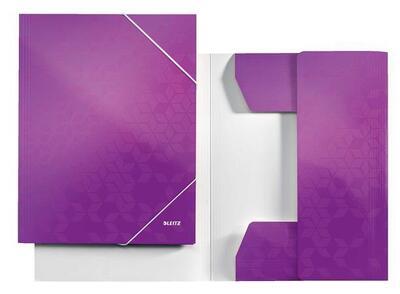 Tříchlopňové desky na spisy "Wow", fialová, LEITZ - 2
