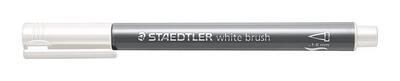 Štětcový fix "Design Journey Metallic Brush", bílá, 1-6 mm, STAEDTLER 8321-0 - 2