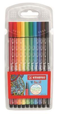 Fixy "Pen 68", 10 barev, 1mm, STABILO - 2