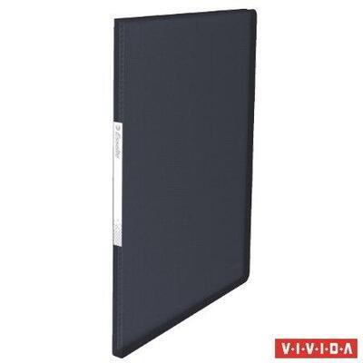 Katalogová kniha "Vivida", měkká, černá, A4, 40 kapes, ESSELTE - 2