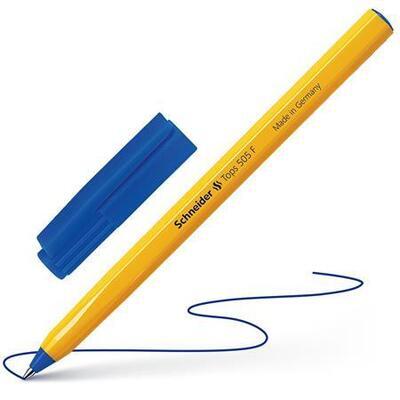 Kuličkové pero "Tops 505 F", modrá, 0,5mm, s uzávěrem, SCHNEIDER - 2