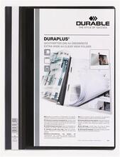 Desky s rychlovazačem "DURAPLUS®", černá, A4, široké, DURABLE