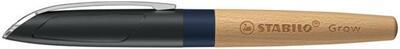 Plnicí pero "Grow", tělo z bukového dřeva, s borůvkově modrým detailem, STABILO 5171/2-41 - 2