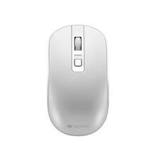 Myš "MW-18", bílá, bezdrátová, optická, USB, dobíjecí, CANYON CNS-CMSW18PW