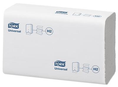 Papírové ručníky "Xpress® Universal Multifold", bílá, skládané, 2vrstvé, H2 systém, TORK - 2
