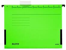 Závěsné desky Leitz ALPHA® s bočnicemi, Zelená