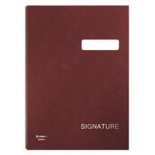 Podpisová kniha, červená, koženka, A4, 19 listů, DONAU