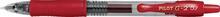 Gelové pero "G-2", červená, 0,32 mm, stiskací mechanismus, PILOT BL-G2-7-R