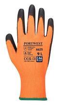 Ochranné rukavice "Cut 5", oranžová, HPPE, hi-vis podšívka, odolné proti proříznutí, velikost XL