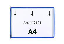 Prezentační kapsa, modrá, A4, na šířku, ot. shora, DJOIS F117101