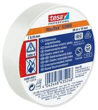 Izolační páska "Professional 53988", bílá, 19 mm x 20 m, TESA
