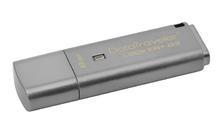 USB Flash disk "DTLPG3", 8GB, stříbrná, 10/80MB/sec, USB 3.0, zabezpečení heslem, KINGSTON