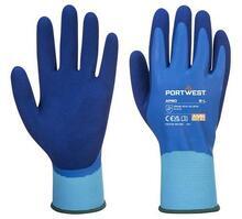 Ochranné rukavice "Liquid Pro", modrá, latexové, vel. S, AP80B4RS