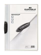 Desky s rychlovazačem "Swingclip® 30", černá, s klipem, A4, PP, DURABLE