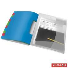 Třídicí desky Esselte "Vivida", transparentní, A4, 12 částí, plast, ESSELTE
