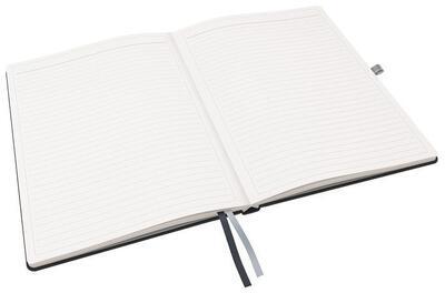 Zápisník "Style", saténově černá, linkovaný, A4, 160 stran, LEITZ - 2