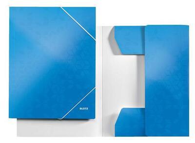Tříchlopňové desky na spisy "Wow", modrá, LEITZ - 2