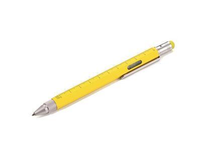 Kuličkové pero, žlutá, multitasking, se stylusem, TROIKA - 2