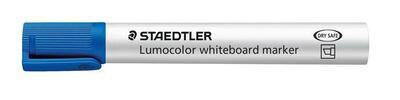Popisovač na bílou tabuli "Lumocolor 351 B", modrá, klínový hrot, STAEDTLER - 2