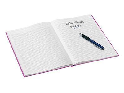 Zápisník "Wow", růžová, čtverečkovaný, A5, 80 listů, s tvrdými deskami, LEITZ - 2