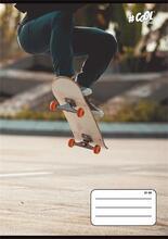 Sešit "Skateboard", 21-32, mix motivů, A5, linkovaný, 32 listů, COOL BY VICTORIA