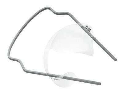 Bezpečnostní brýle s čirou náhradní fólií, grafit, DURABLE 343537 - 2