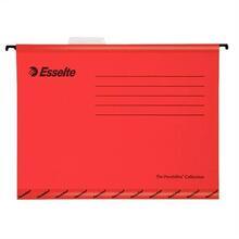 Zesílené závěsné desky "Classic", červená, A4, recyklovaný karton, ESSELTE - 3/3
