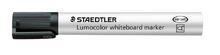Popisovač na bílou tabuli "Lumocolor 351", černá, kuželový hrot, 2mm, STAEDTLER - 3/4