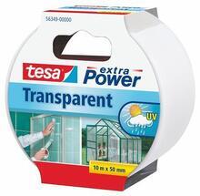 Lepicí páska "Extra Power 56349", transparentní, zpevněná textilem, 50 mm x 10 m, TESA