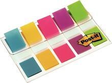 Samolepicí záložky, mix neonových barev, 12 x 43 mm, 5x 20 listů, 3M POSTIT 7000101800 - 3/3