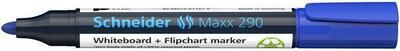 Popisovač na bílou tabuli a flipchart "Maxx 290", modrá, 1-3 mm, kuželový hrot, SCHNEIDER 129003 - 3