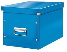 Krabice "Click & Store", modrá, velká, čtvercová, LEITZ